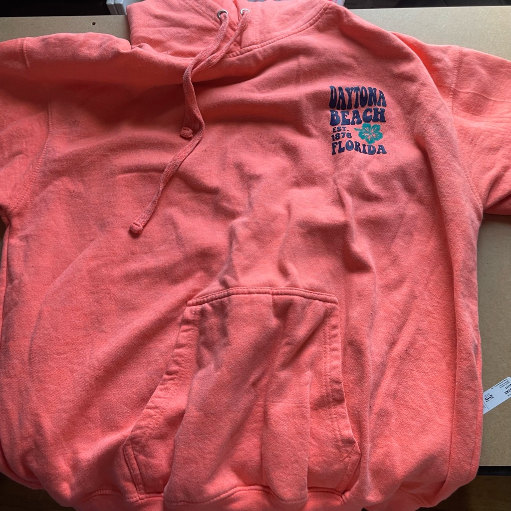 Daytona Beach Florida Coral Hoodie Daytona Beach Florida Coral Hoodie